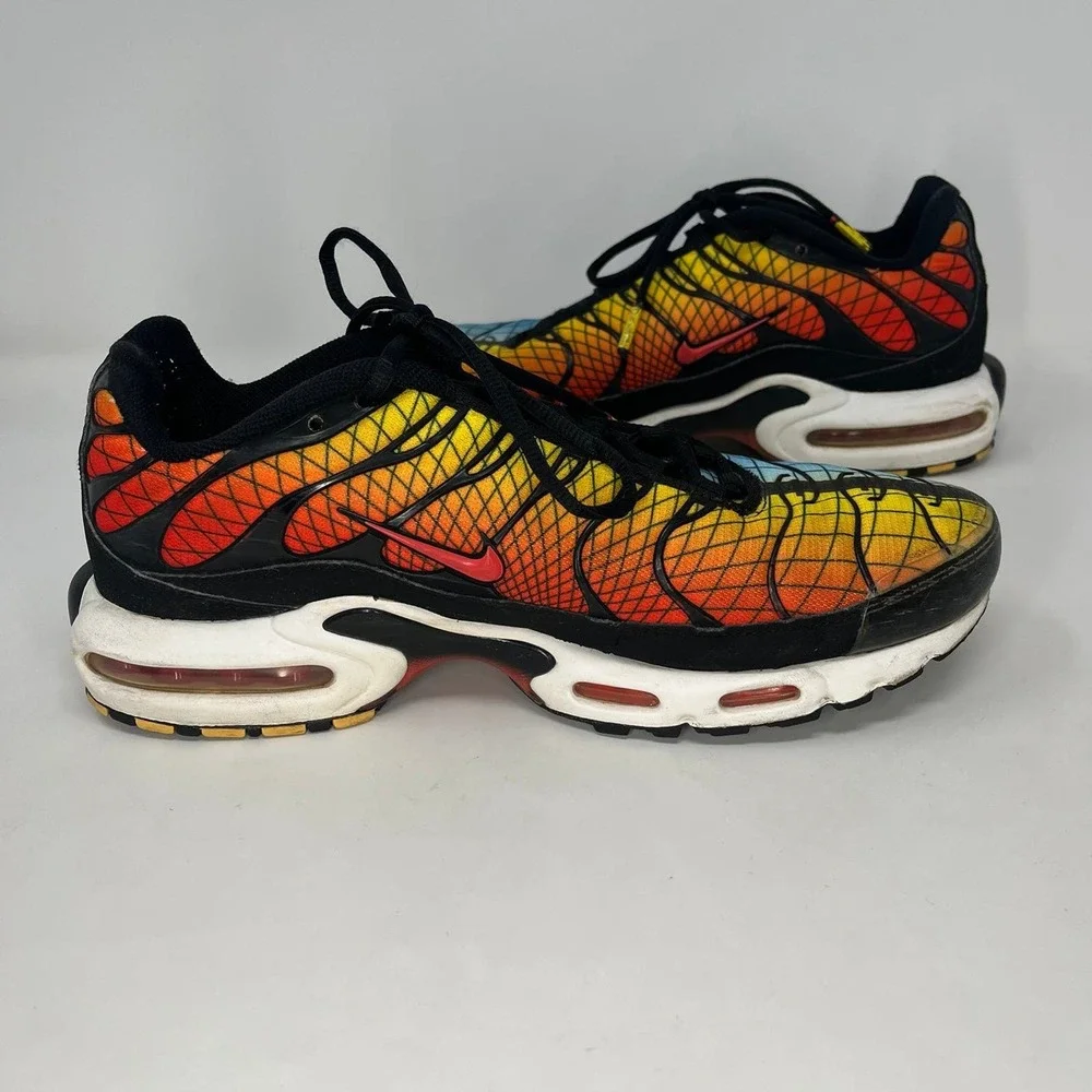 Nike 2018 Air Max Plus 'Greedy' Sneakers Ble Orange Mens Size 11